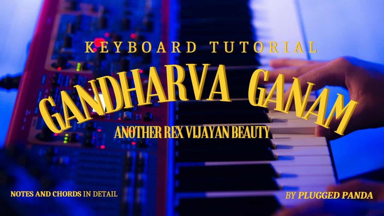 Gandharva Ganam - Riffle Club | Keyboard Tutorial | Notes & Chords | PLUGGED Panda