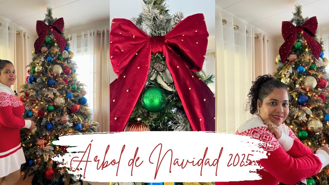 Ideas Para Decorar Un Árbol de Navidad Clásico y Elegante✨ Navidad 2025🎄