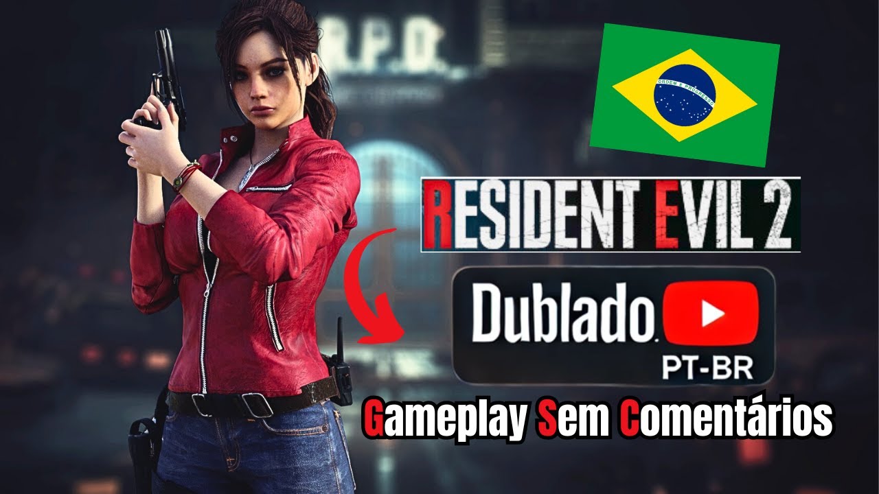 Resident Evil 2 Remake DUBLADO PT-BR #1 Claire A  | Gameplay Sem Coment&aacute;rios