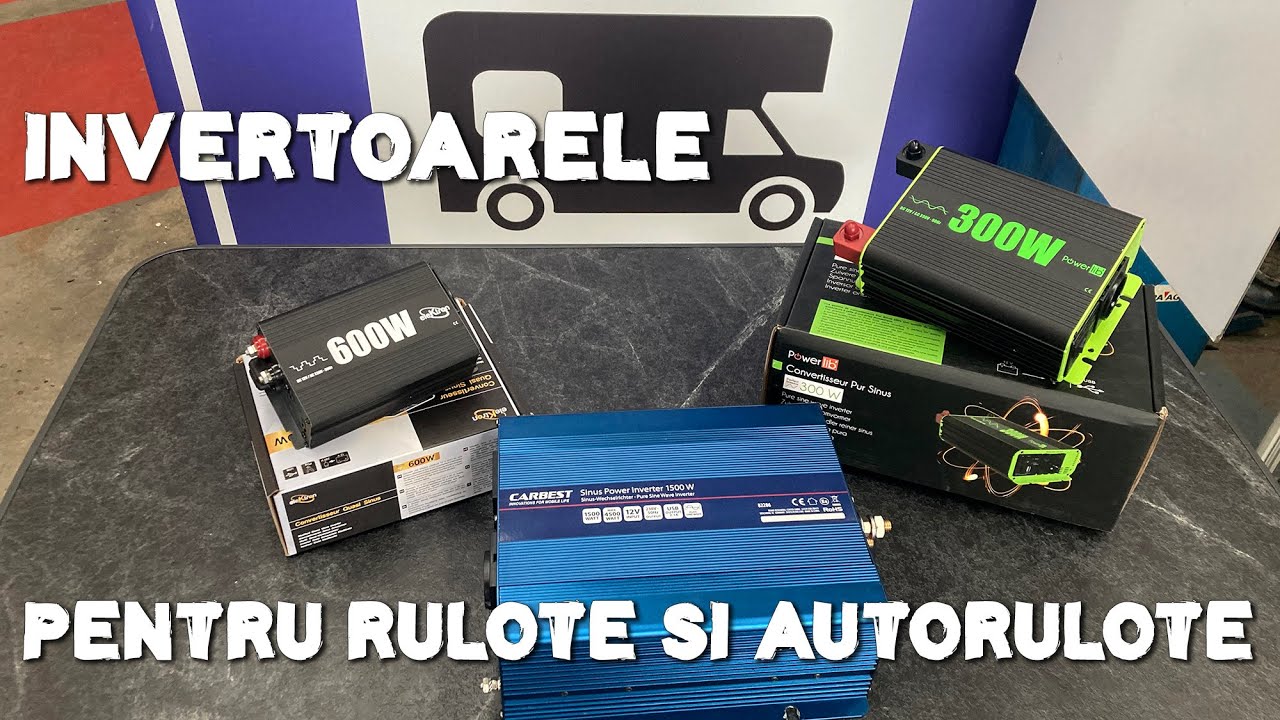 Informații utile despre invertoarele folosite la rulote și autorulote