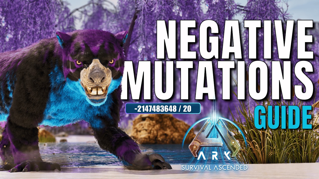 How to get Negative Mutations in Ark | Ark Survival Ascended