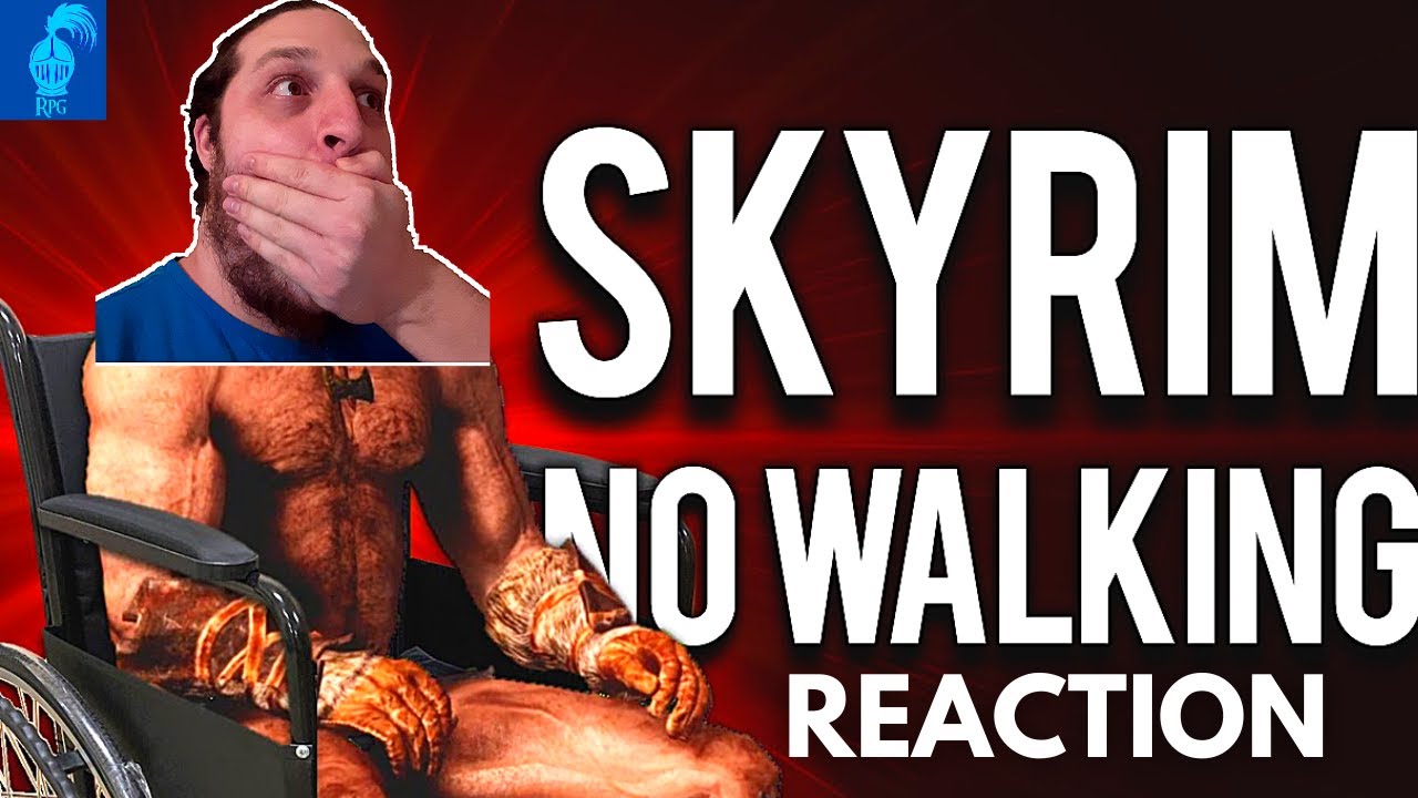 How to Beat SKYRIM without WALKING REACTION!