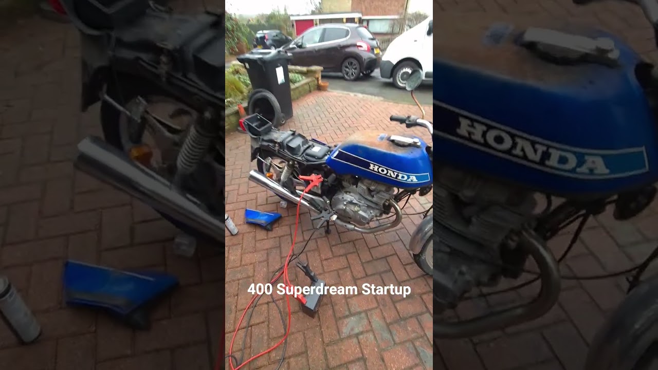 Начал проект по восстановлению мотоцикла Honda 400 Superdream 