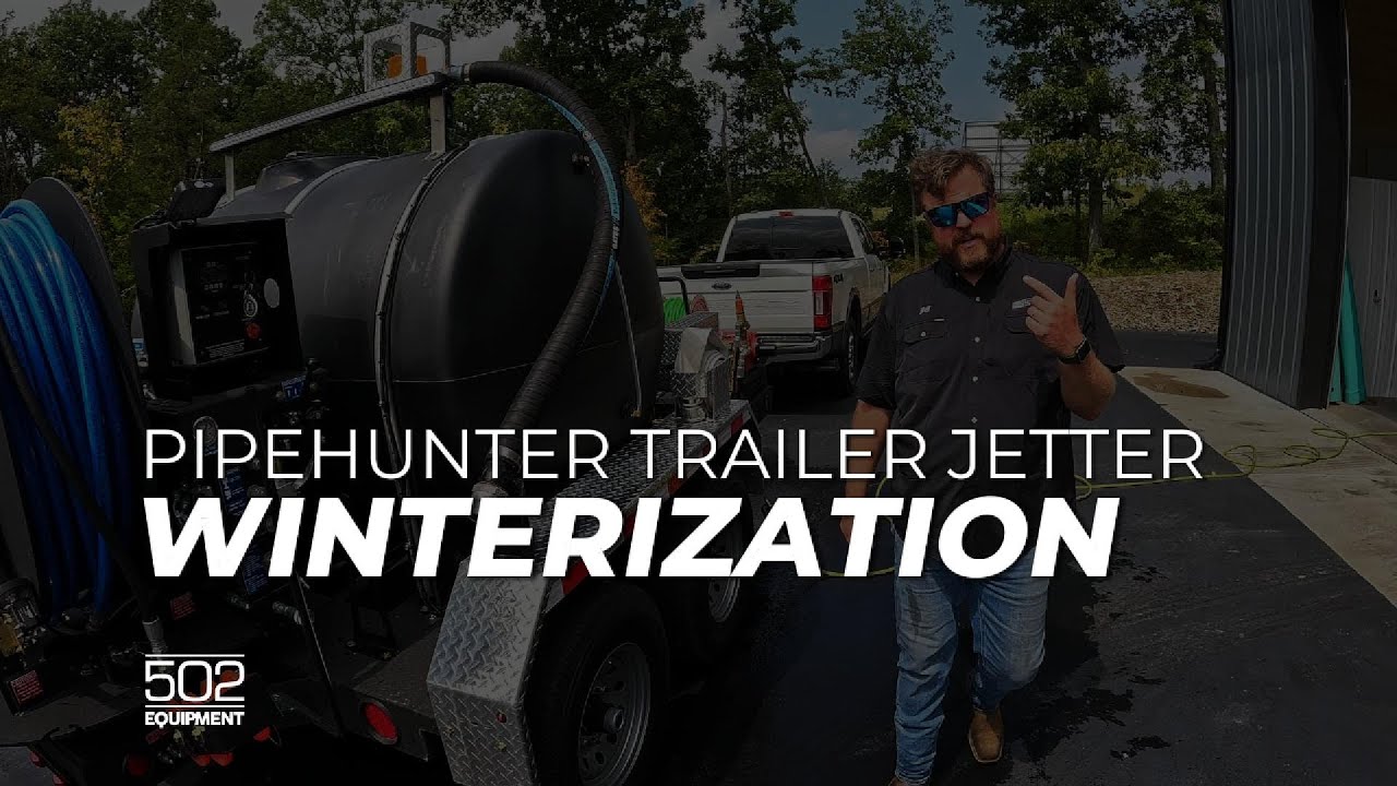 Winterizing a PipeHunter Jetter Trailer
