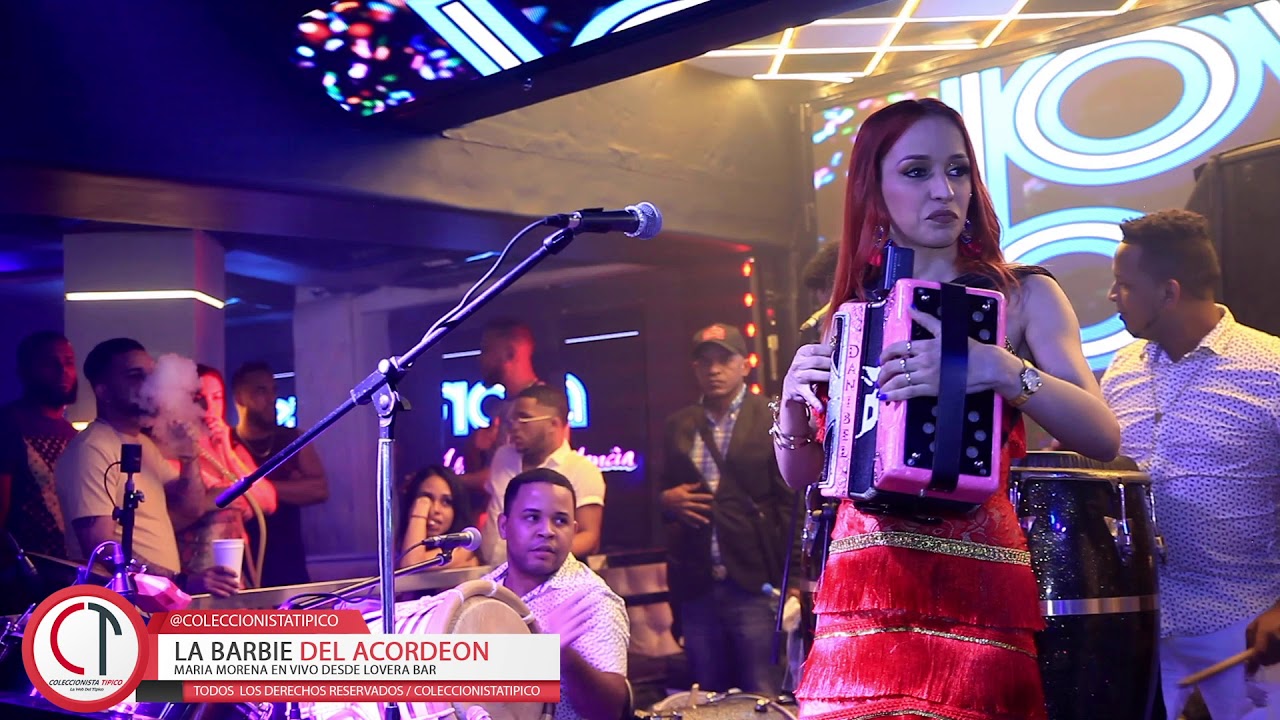 La Barbie Del Acordeón | Maria Morena | Video En Vivo | Lovera Bar
