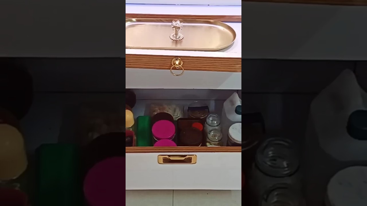 Mandir drawer organization #mandirroom  #pooja room organization #organiser #shorts