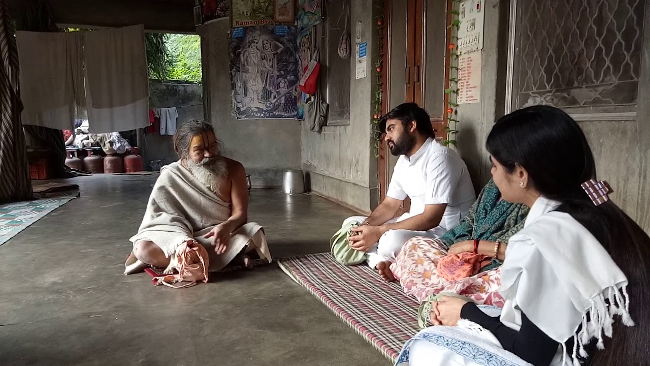 Sri Vinod Bihari Das Baba Ji Maharaj and Devi Chitralekha - meet in Varsana