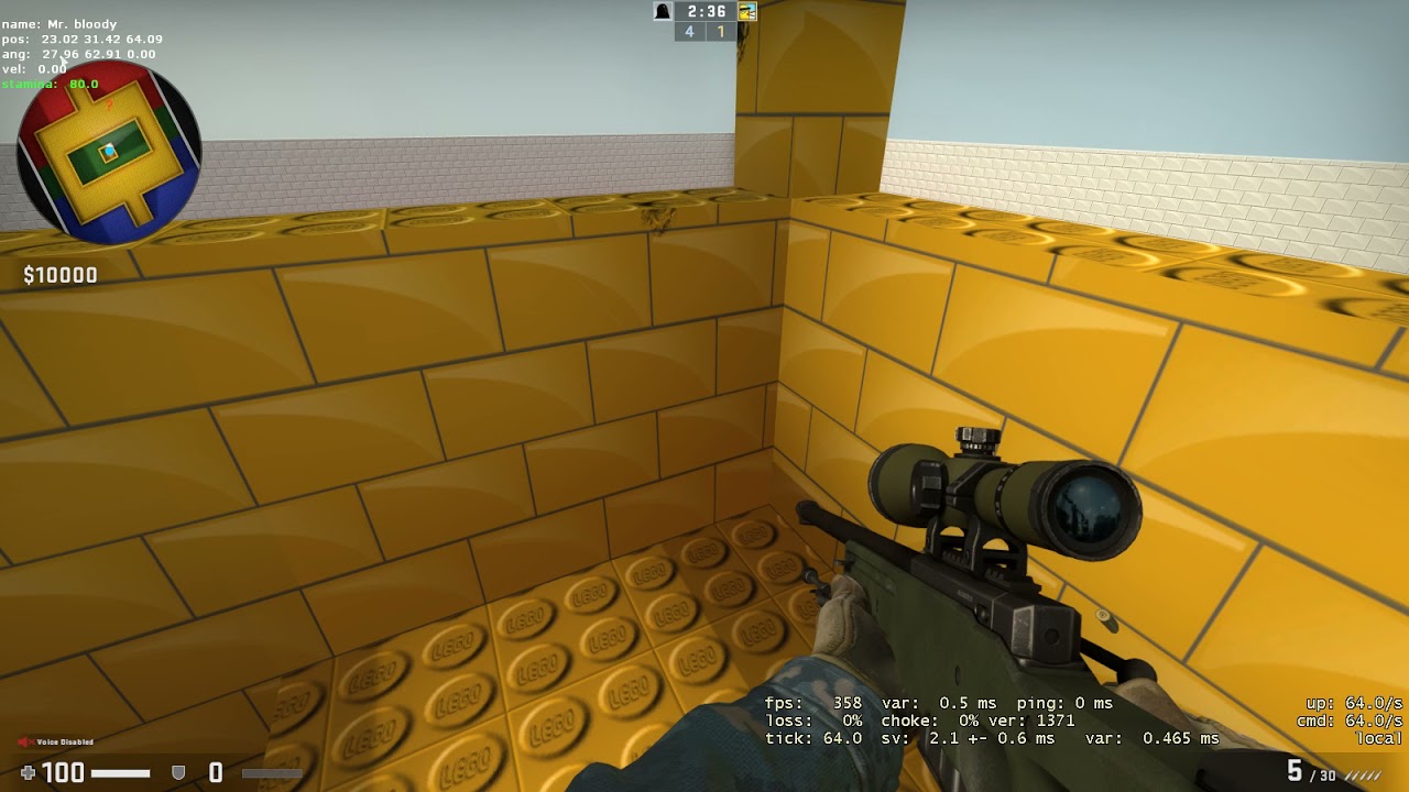 csgo awp 1v1 lego map
