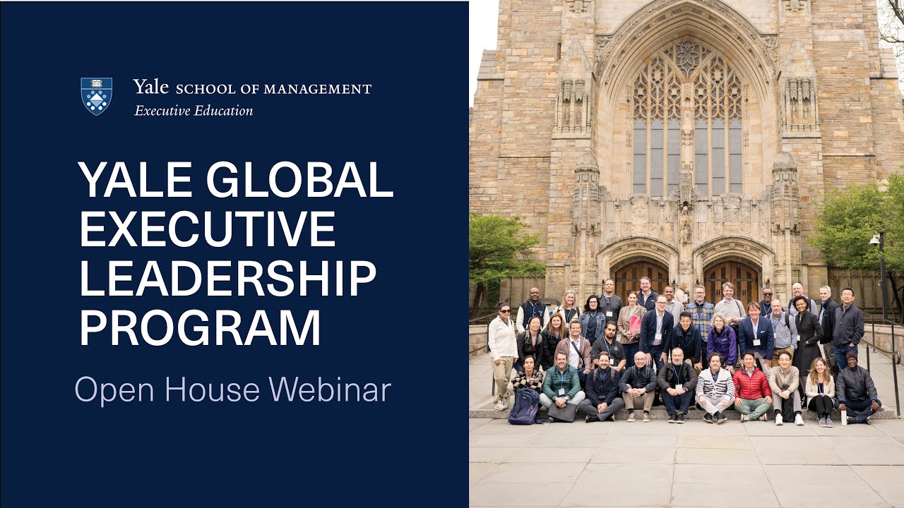 Open House for the Yale Global Executive Leadership Program