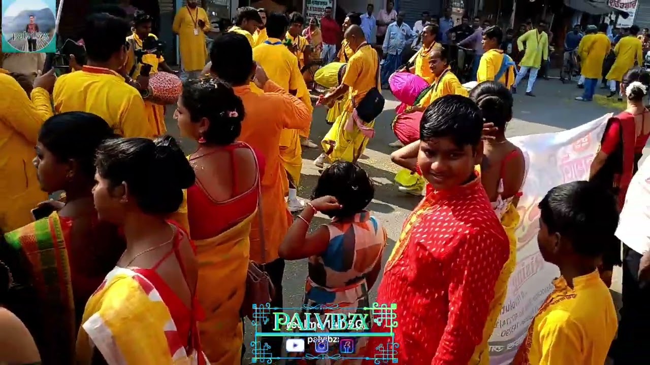 বসন্ত উৎসব এ শিশুদের নৃত্য পরিবেশন মাদলের তালে তালে। বসন্ত উৎসব। Palvibzx ।@AmitPaul-2 