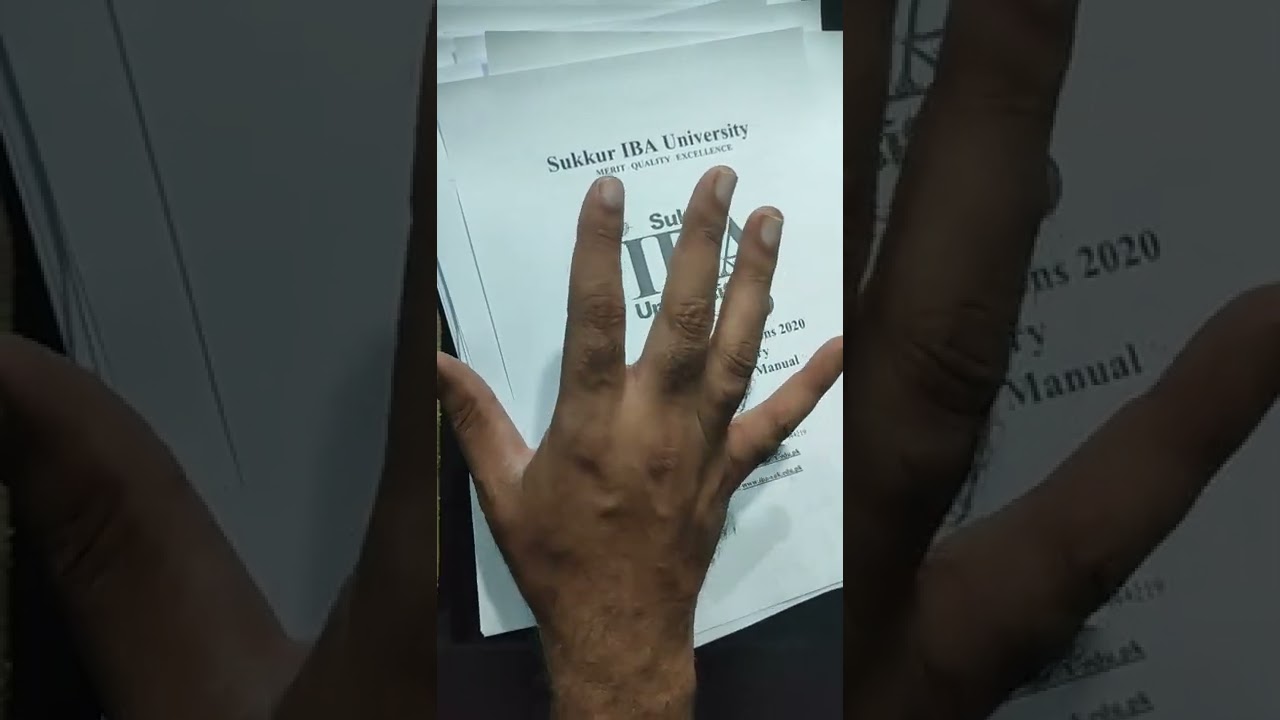 Math Manual from IBA , complete solution video