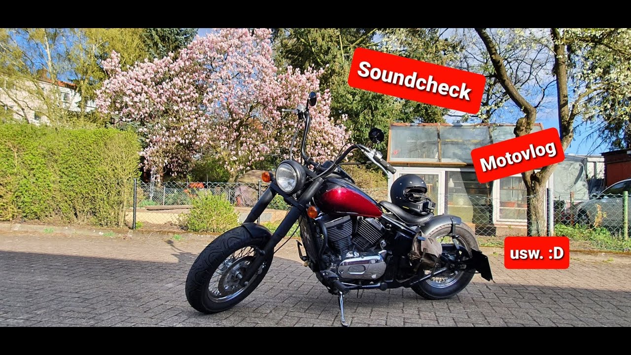 Kawasaki VN 800 Bobber Exhaust Sound und Talk :D I Bremer Motovlog l Kawasakivn800 Bobber l