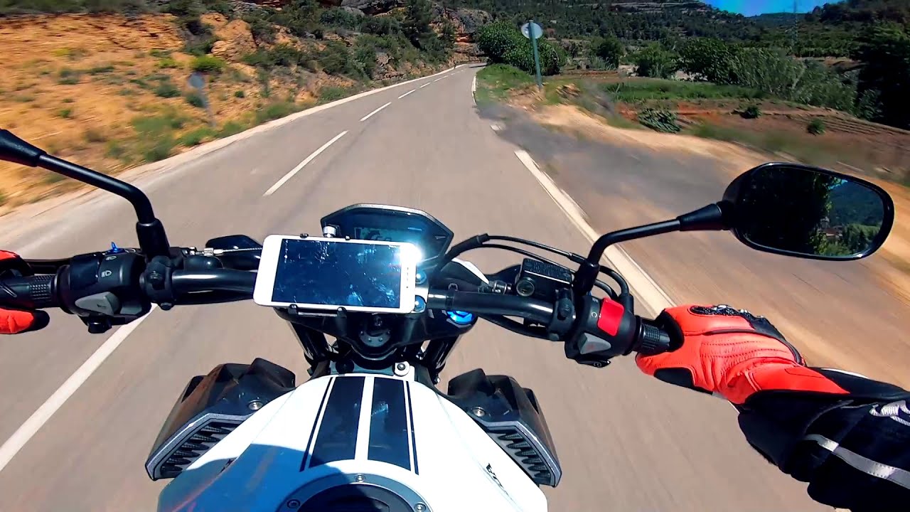 HONDA CB500F ONBOARD / POV PART 4 Muntanyes de Prades (Margalef - Bellaguarda) | RAW Engine Sound