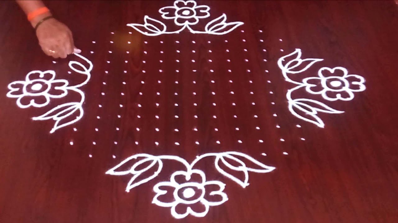 Easy Dhanurmasam Rangoli 20*2*2||Cute Fish Kolam || Dotted Rangolis ||  By Rangoli World