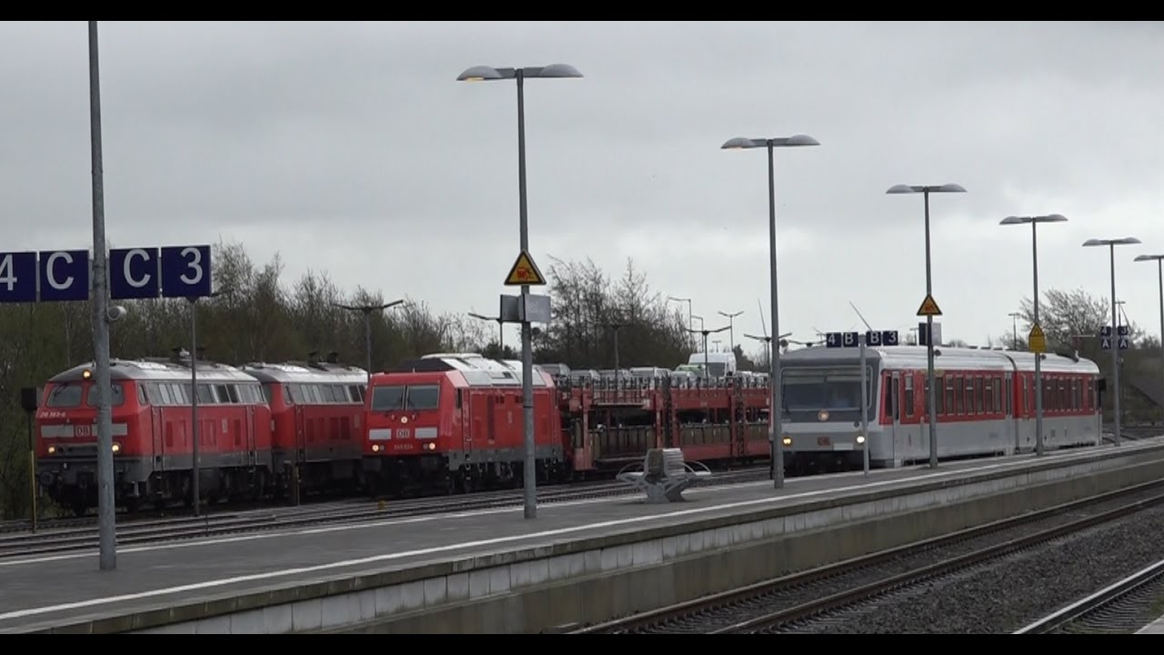 Züge in Deutschland - Sylt shuttle und andere züge mit Osterverkehr