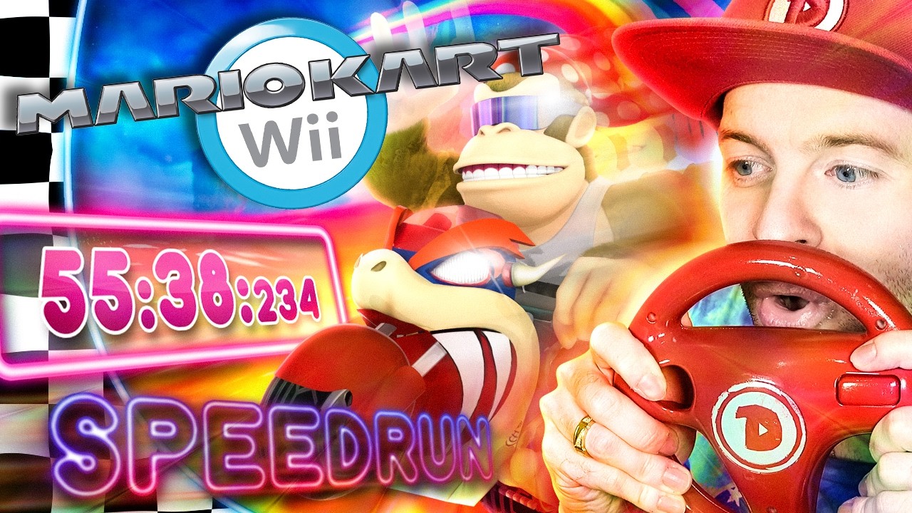 Mario Kart Wii SPEEDRUN (Skips + Ultra Shortcuts) | Domtendo Reaktion