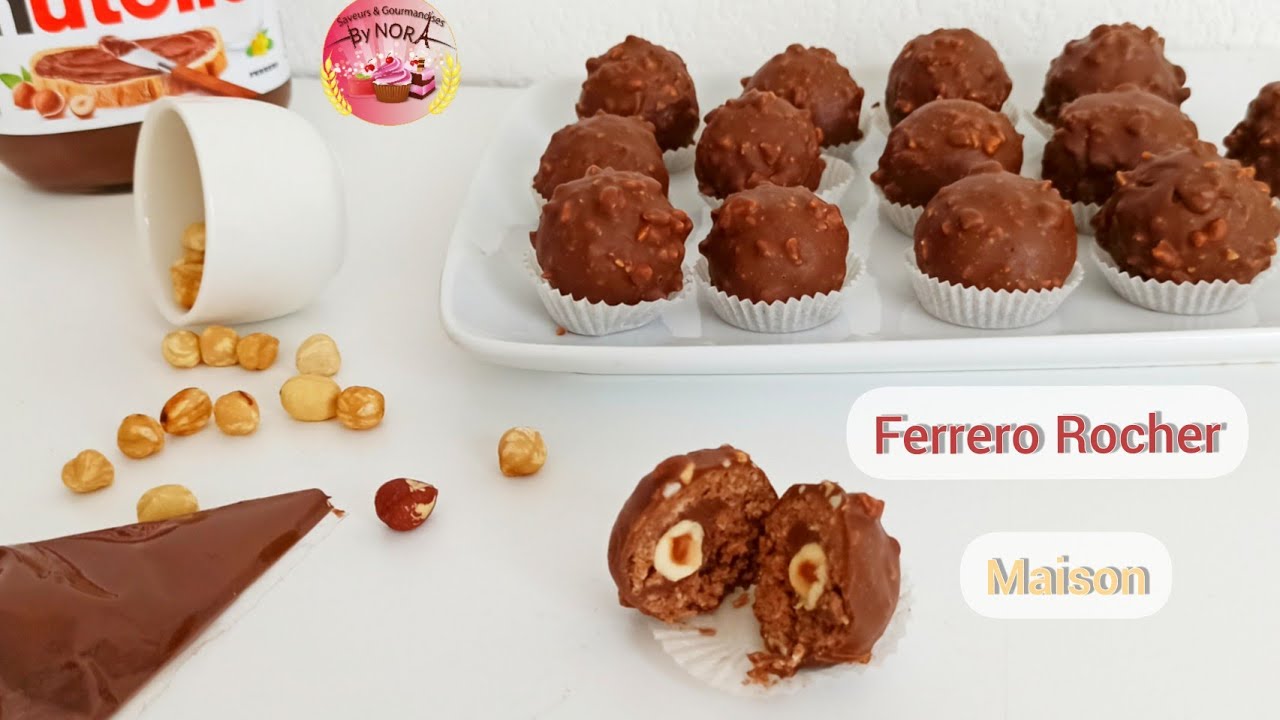 Ferrero Rocher fait maison facile et rapide sans cuisson / فيريرو روشي