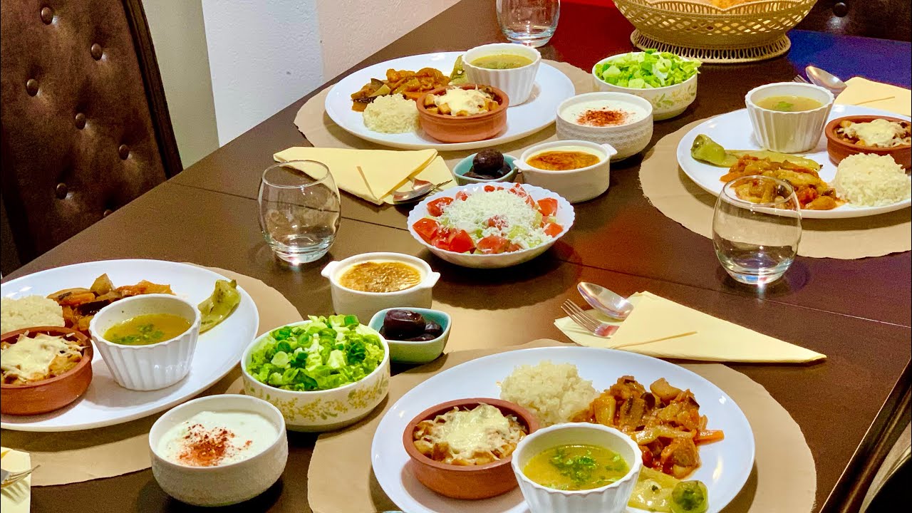 IFTAR i 1-rë i Ramazanit 🤲 Menyja më e Begatë me 3 Lloje, Receta Unike 👍❤️