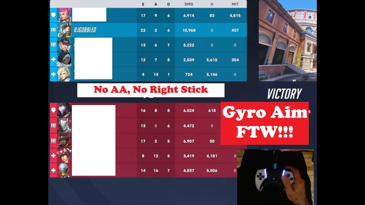 No AA, Ratcheting Gyro Aim is the BEST in Overwatch 2 (So Much FUN!), (Handcam)