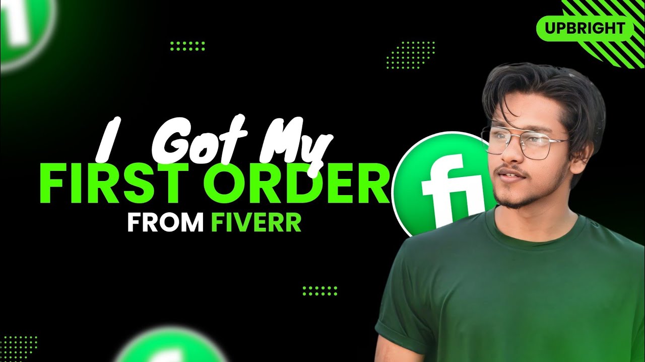 🚀 Atheef’s First Order on Fiverr 🎉