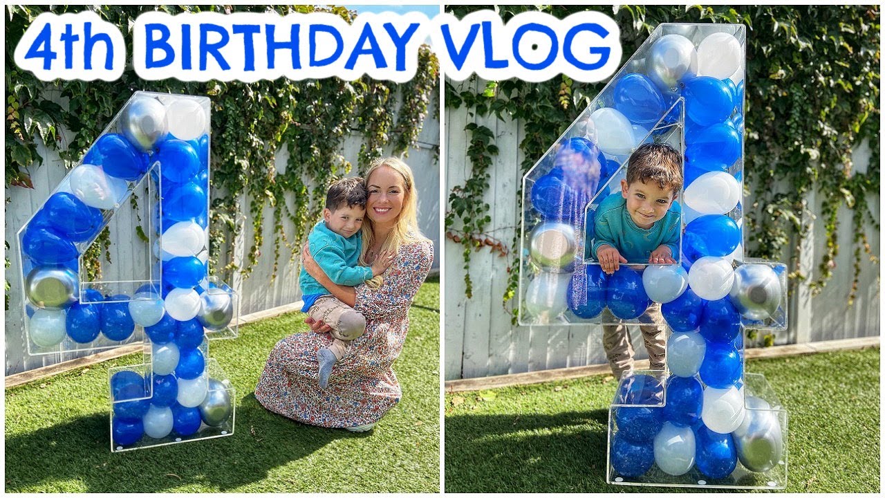 JACKSON IS 4!  BIRTHDAY VLOG - DAY IN THE LIFE & GIFTS  |  Emily Norris