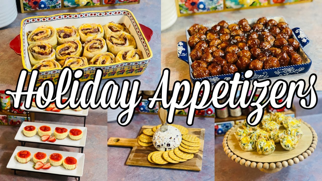EASY PARTY FOOD IDEAS | Holiday Recipes | December 2023