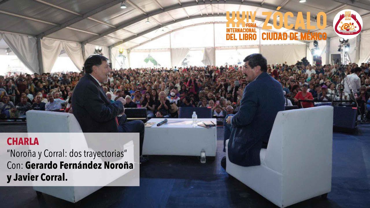 Gerardo Fernández Noroña y Javier Corral #FILZocalo24