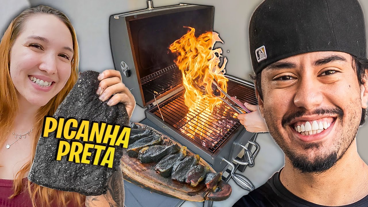 🔥 O PIOR CHURRASCO QUE EU JA COMI NA VIDA!🍖 PICANHA PRETA (ISSO É UM CLICKBAIT)🍖
