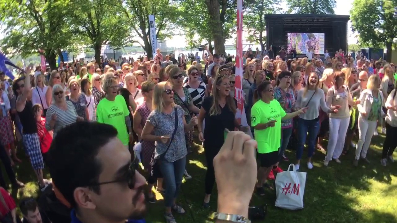 Joyvoice &Ouml;sterg&ouml;tland - Flashmob p&aring; V&auml;tternrundan 2017