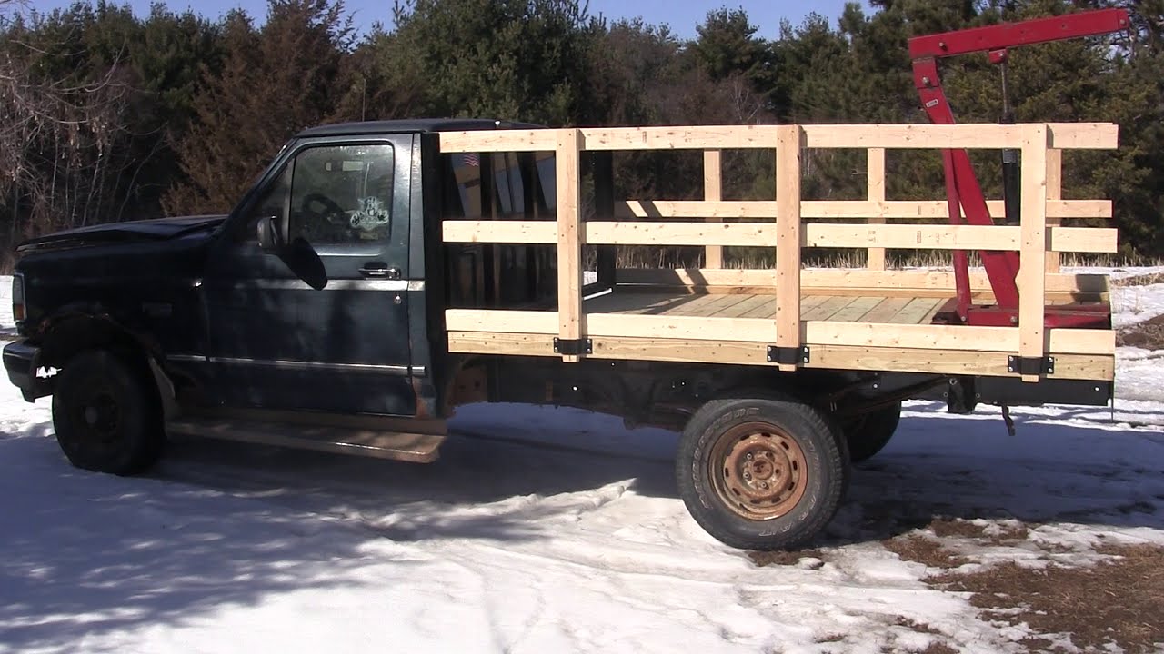 Sides for the flatbed truck