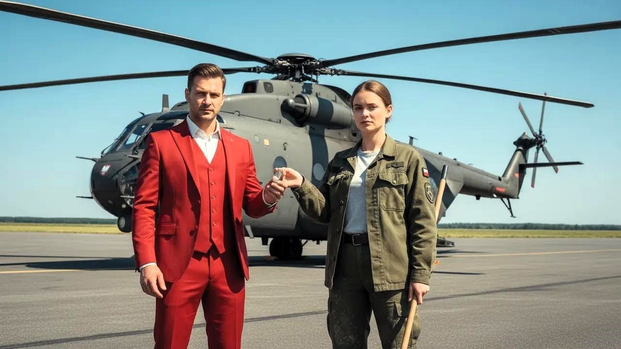 Pilotuj ten śmigłowiec, a cię awansuję — szydził oficer, nie wiedząc, że była generałem