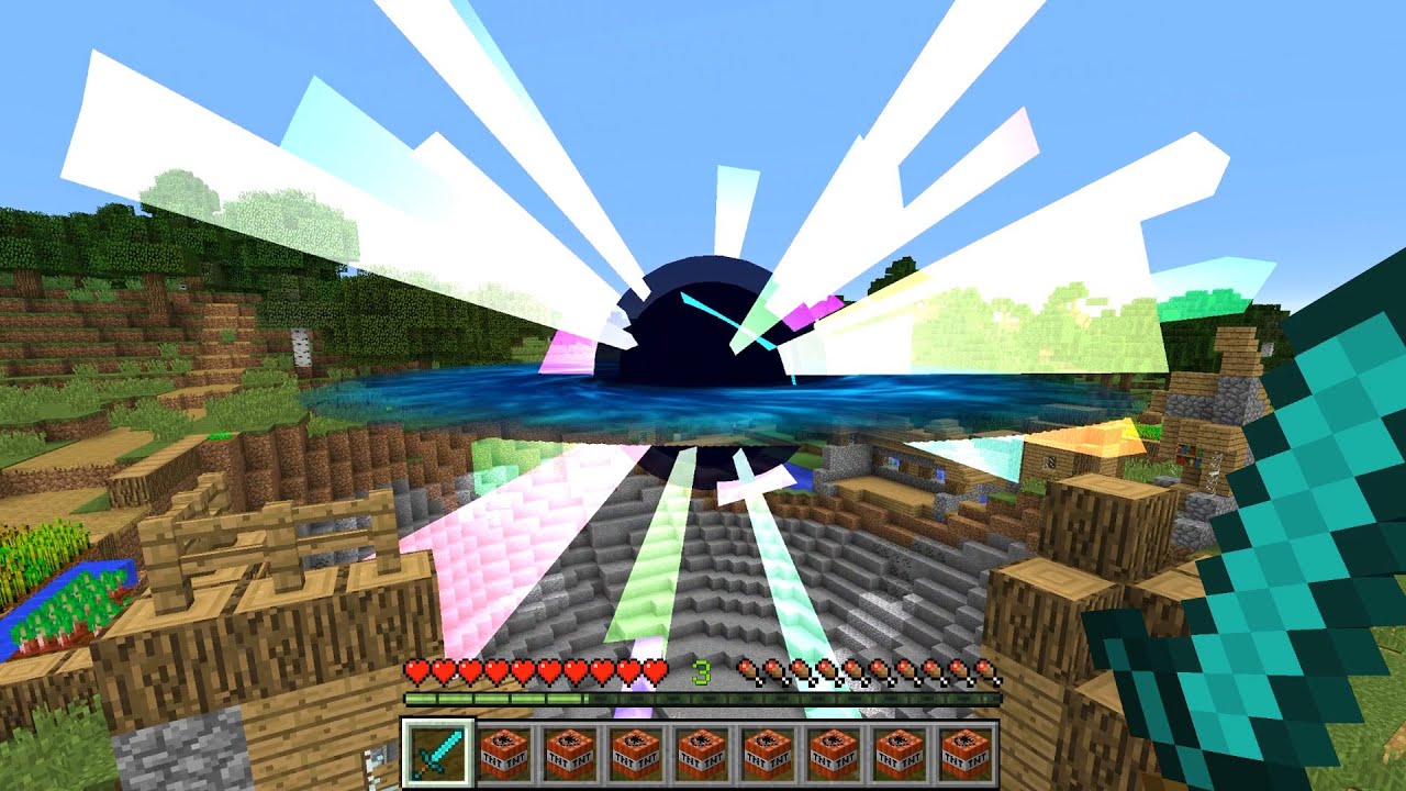 ブラックホールで世界が崩壊するマインクラフト【マイクラ】【ザコ vs サイコパス 前編】
