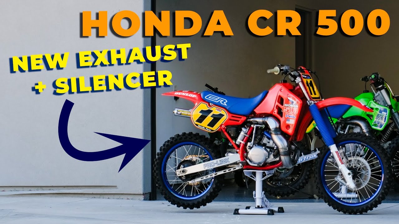 Pro Circuit Sent my Honda CR 500 back with a BRAND NEW Exhaust!