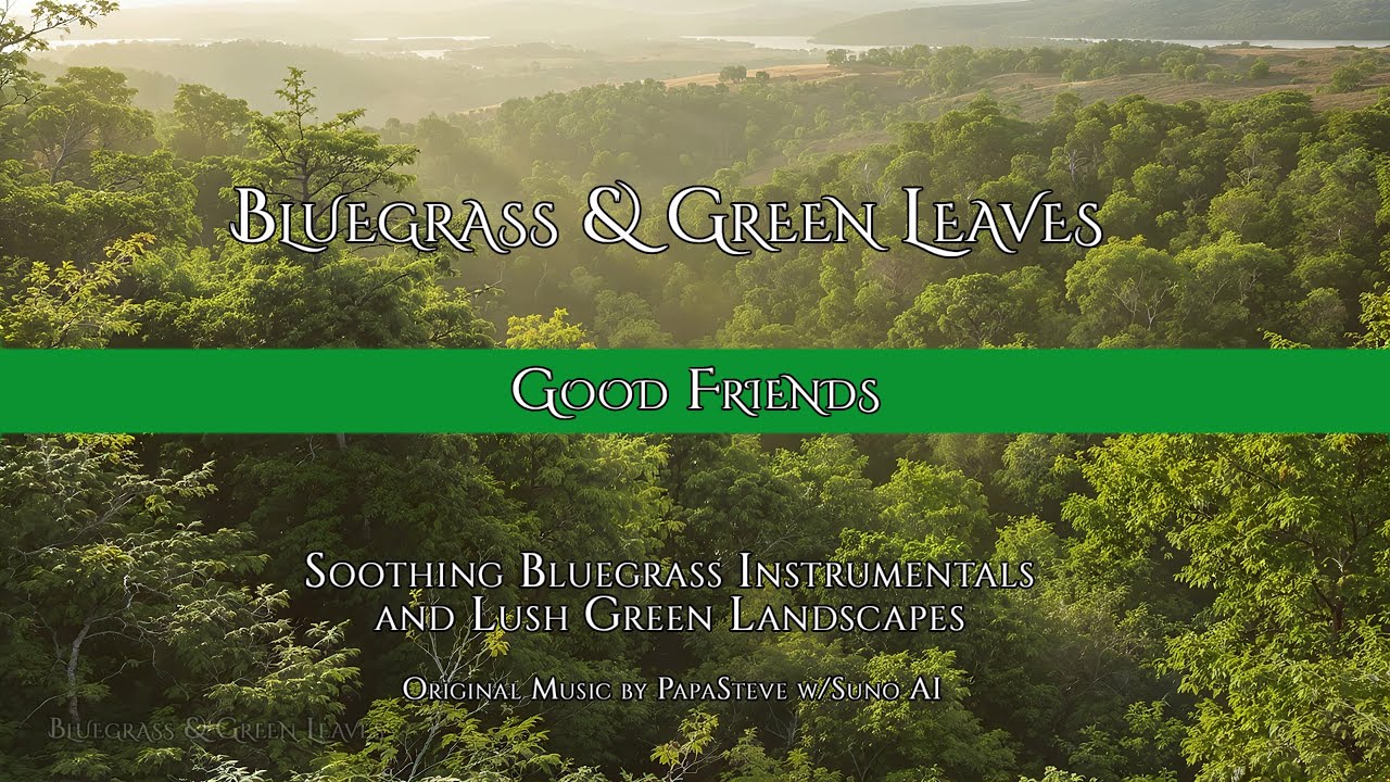 Good Friends | Bluegrass & Green Leaves 4K Nature Instrumental
