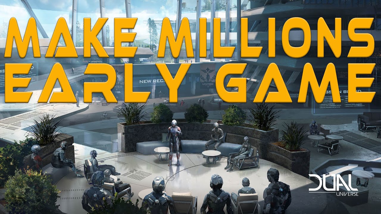Dual Universe Industry: Making MILLIONS Early Game