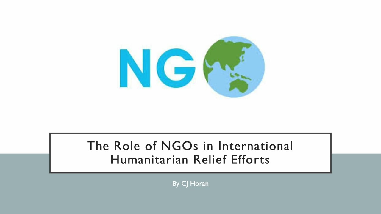 The Role of NGOs in International Humanitarian Relief Efforts