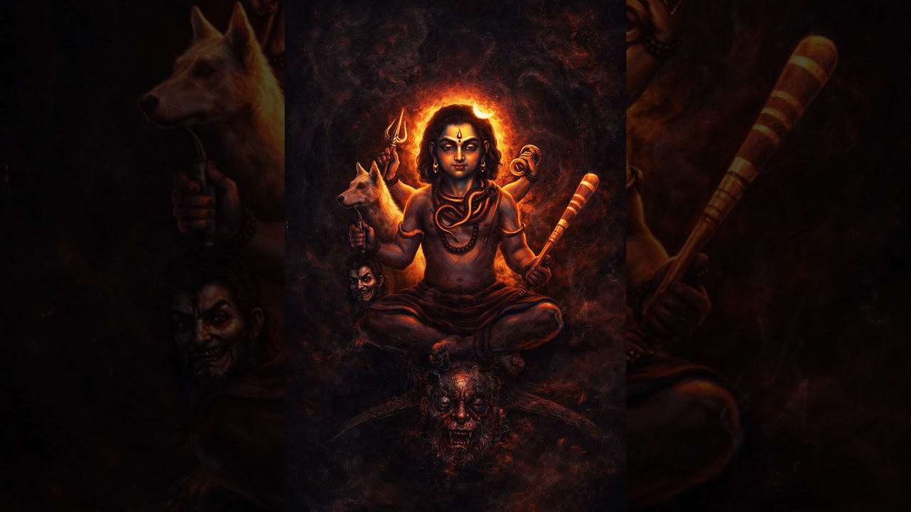 Shri Batuk Bhairava Stotram 2 | Temple chant | Dark edit.