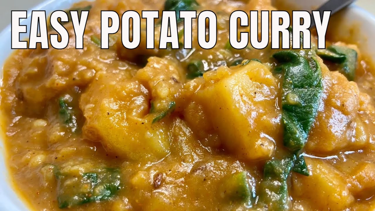 Easy potato curry recipe/ Budget Friendly Recipe/ How to make potato curry/ Vegan Curry