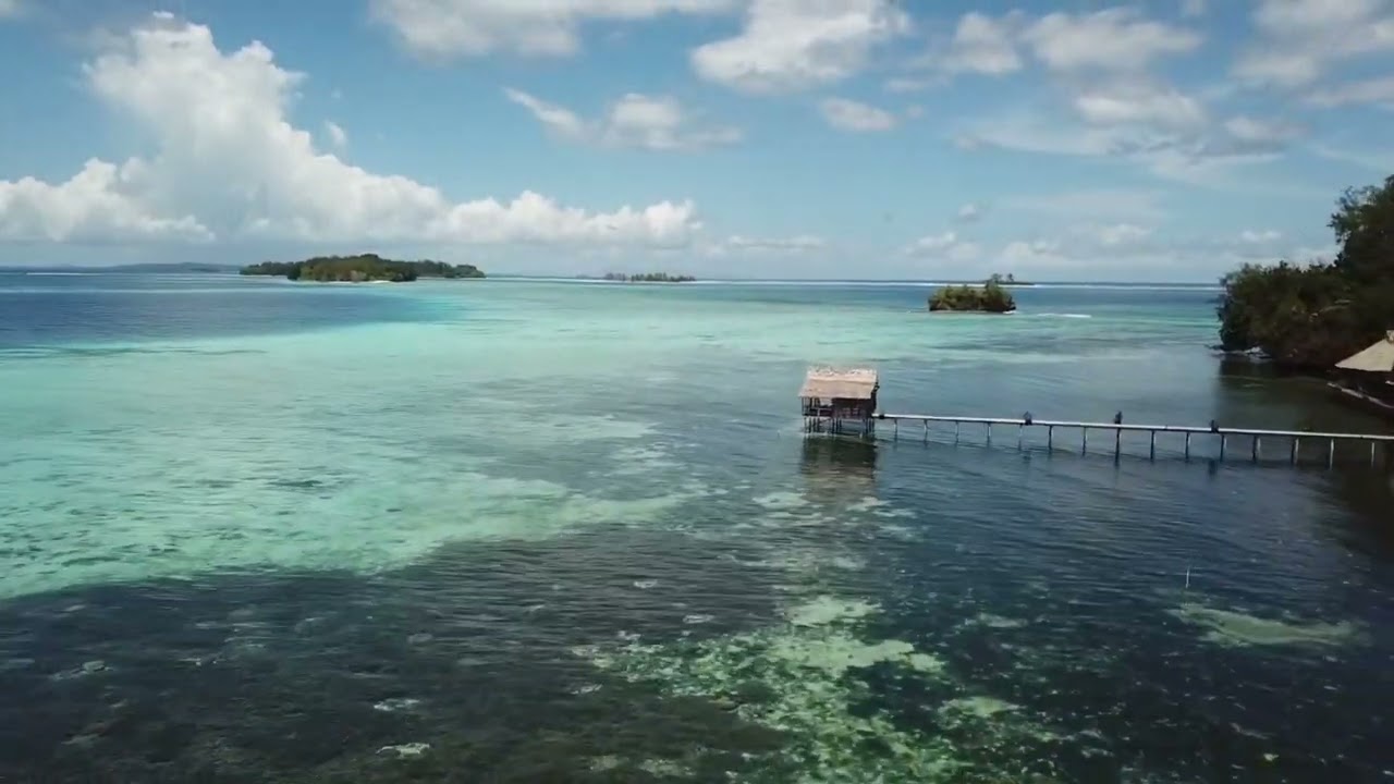 Drone of Fatboys Resort Gizo, Solomon Islands