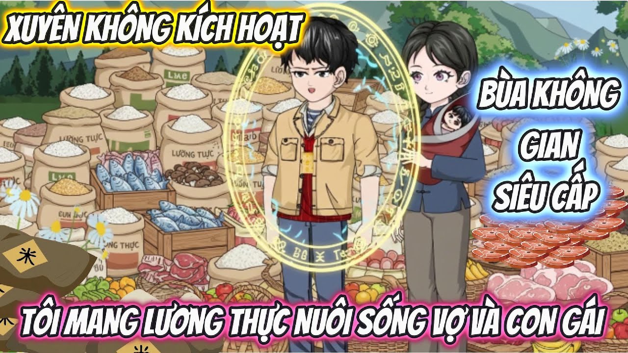 Xuyên Không Kích Hoạt Bùa Không Gian Siêu Cấp, Tôi Mang Lương Thực Nuôi Sống Vợ Và Con Gái Full Bộ