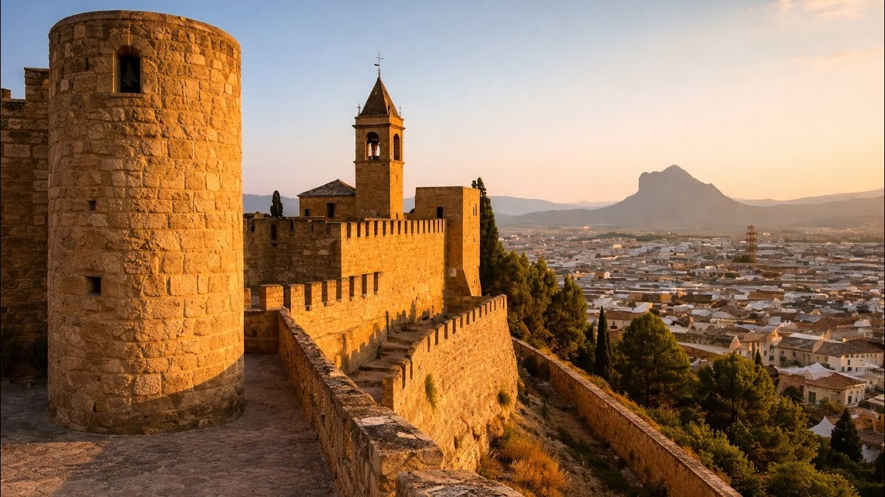 Antequera a Pie 4K 🇪🇸 | La Alcazaba de Antequera (Ruta Completa)