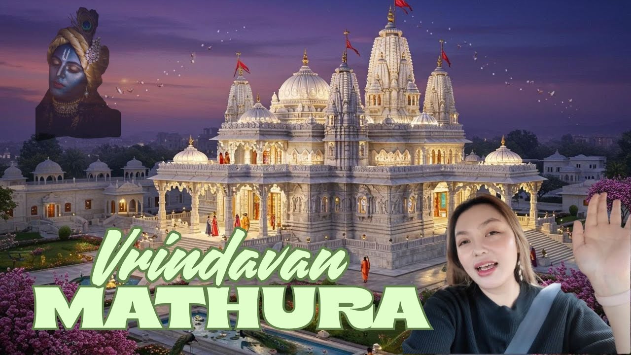 India Vlog 22: 1st time in Vrindavan, Mathura (my fav Lord Krishna's place)