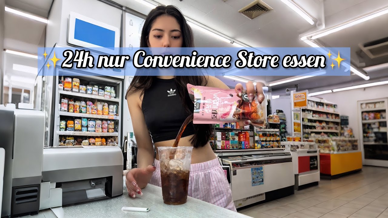 24h nur Convenience Store essen✨🦋