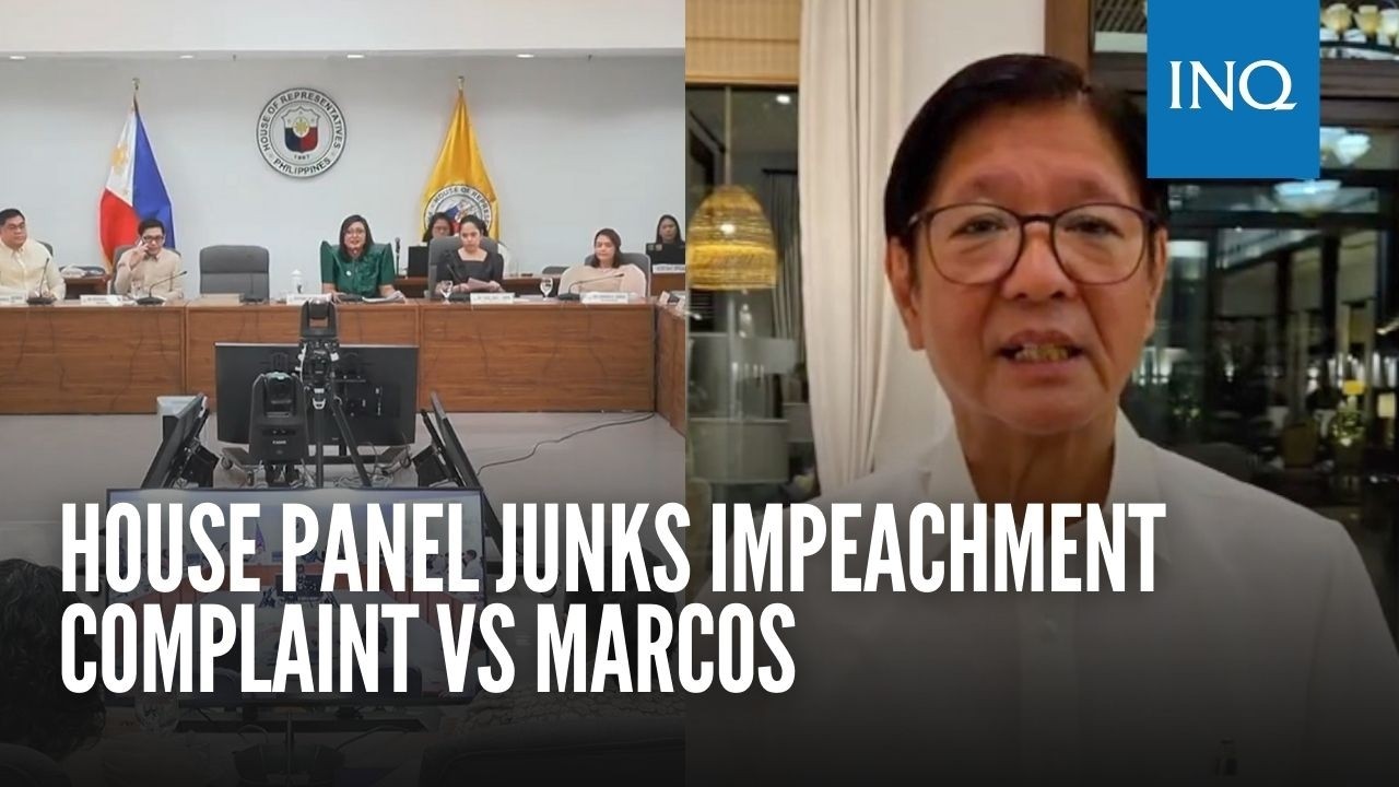 House panel junks impeachment complaint vs Marcos
