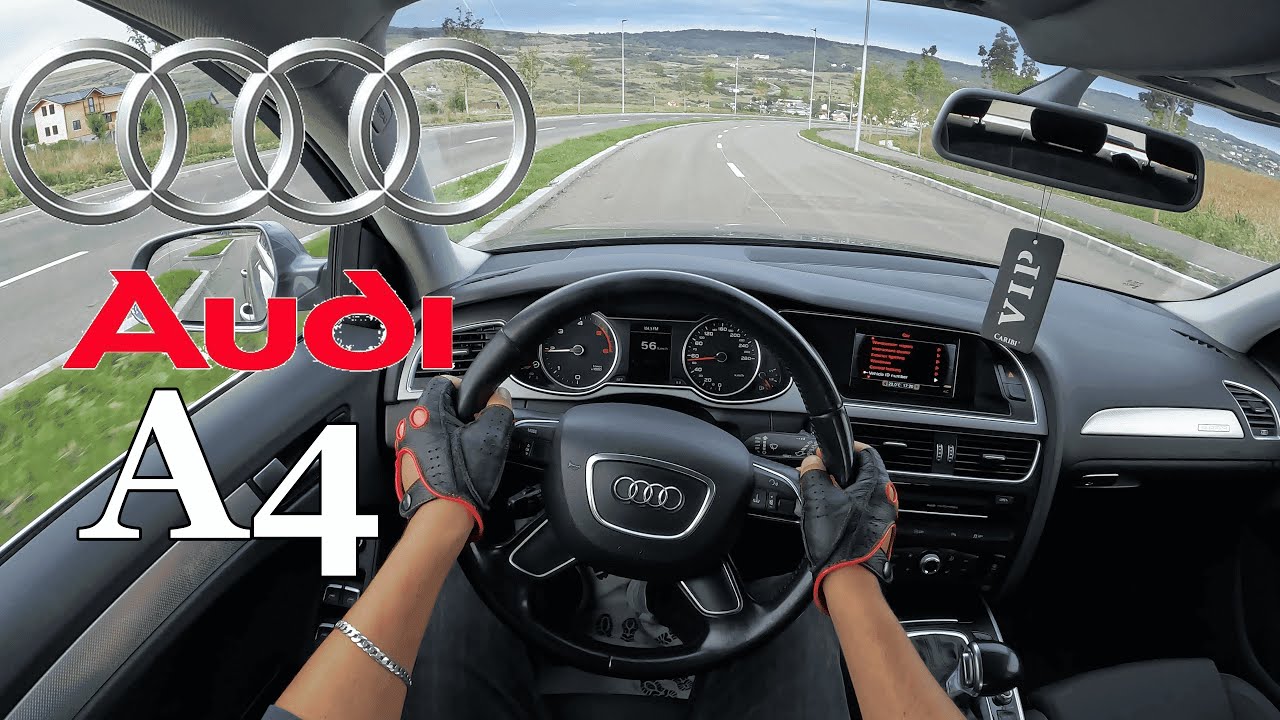 AUDI A4 B8 Facelift | 2.0 TDI 177 HP Quattro S Tronic | POV Test Drive 4K