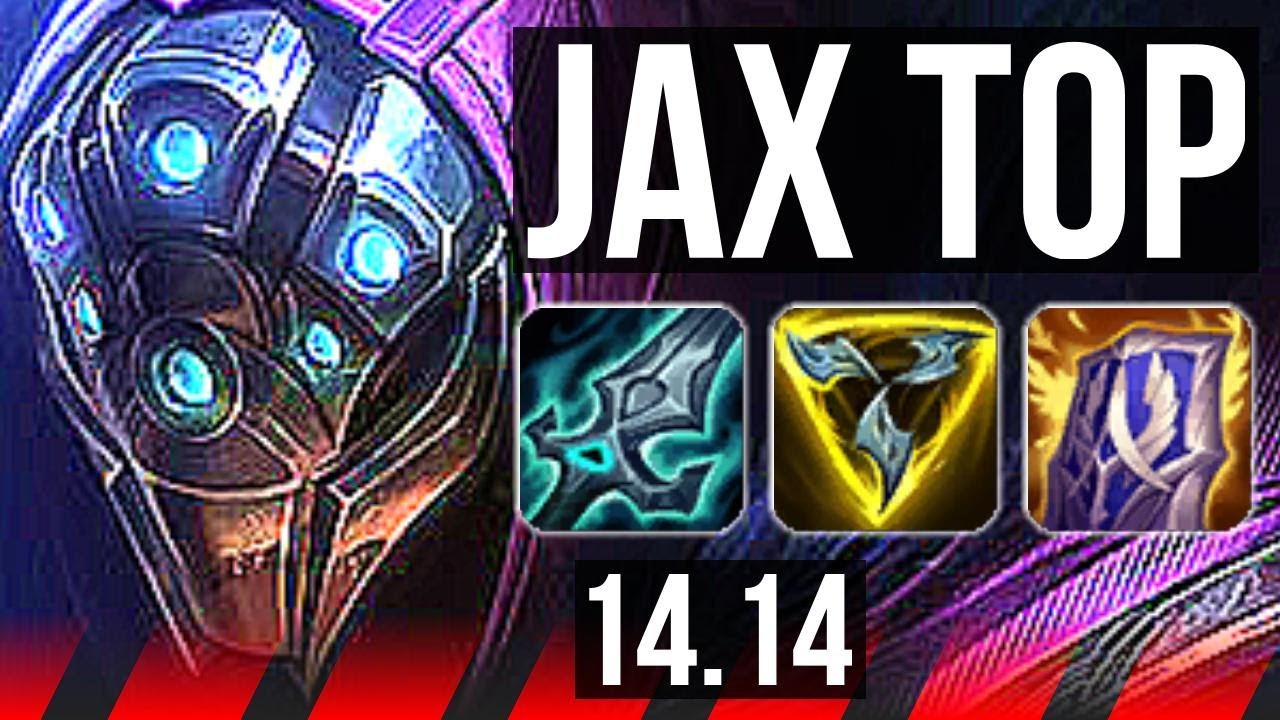 JAX vs GANGPLANK (TOP) | 68% winrate, 39k DMG, 4k comeback, Godlike | BR Challenger | 14.14