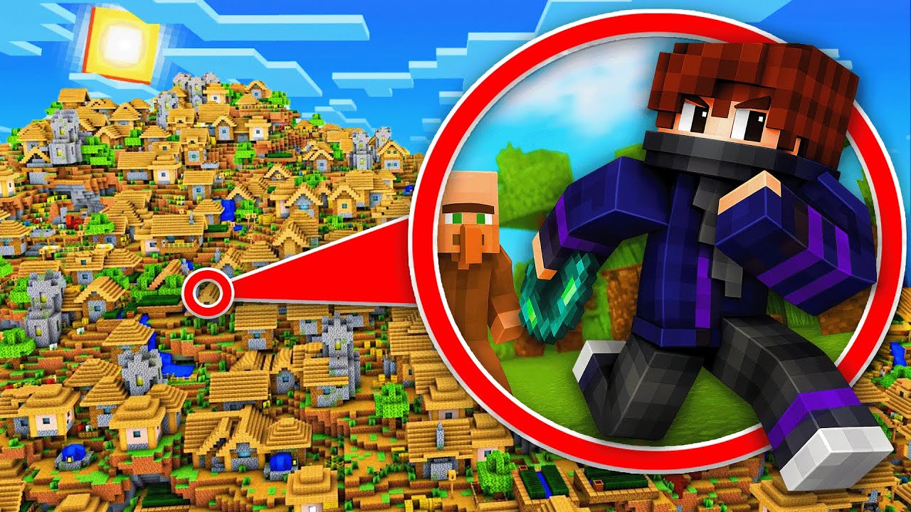 Minecraft, aber &Uuml;BERALL spawnen D&ouml;rfer!