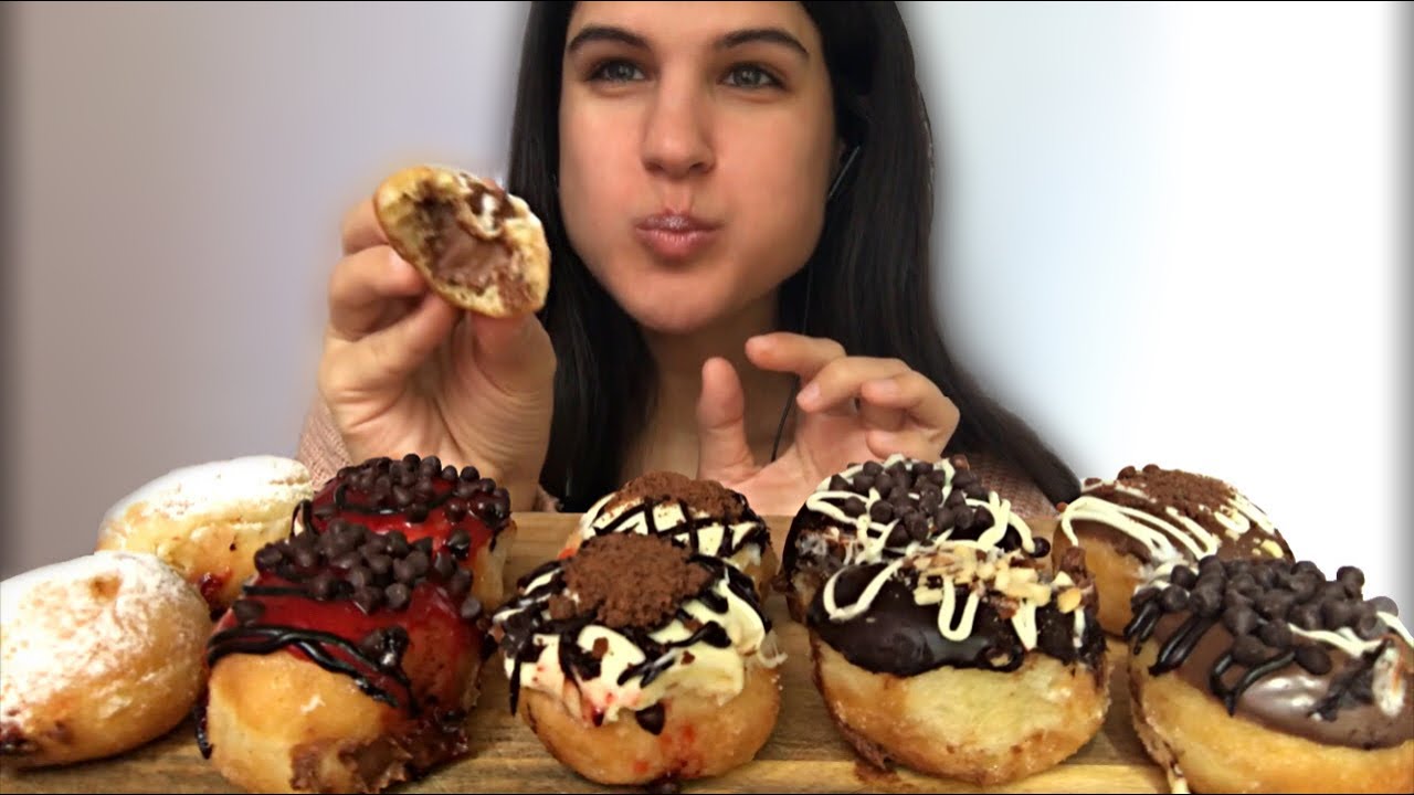 ASMR | CHOCOLATE DONUTS | MUKBANG | EATING SOUNDS