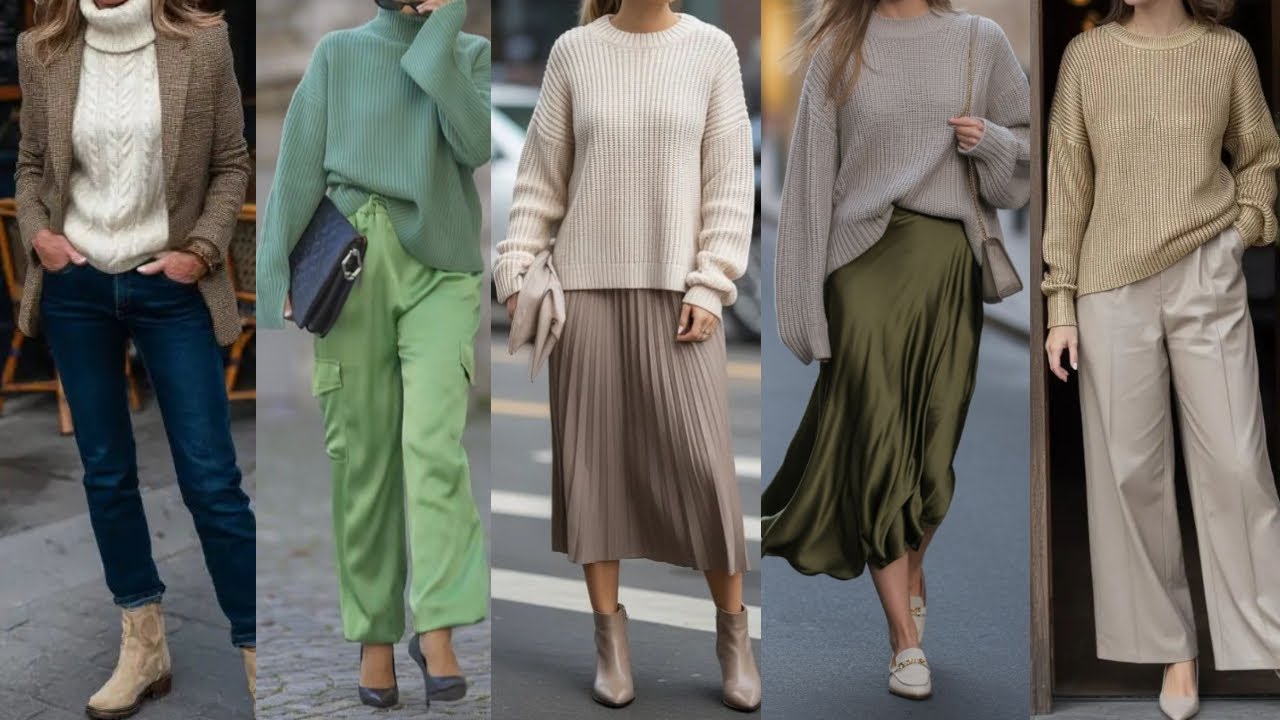Cómo Combinar Suéteres y Jerséis con Estilo-  Moda Mujer 2025/2026