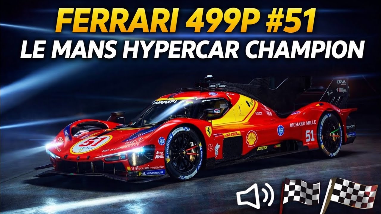2027 FERRARI 499P #51 – Le Mans Hypercar Champion | FIA World Endurance Championship